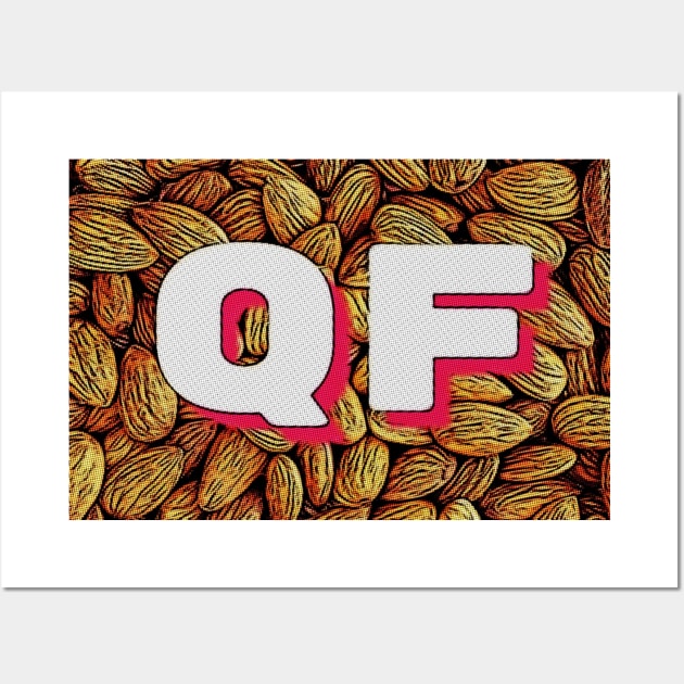 QF Almonds Logo Comic Strip Wall Art by sweatcold